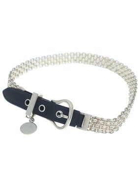 Hermes Ceintrue Silver Necklace Century